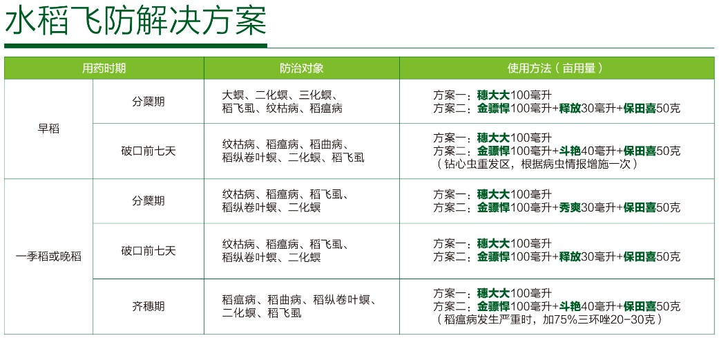 水稻飛防解決方案